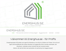 Tablet Screenshot of energihus.se